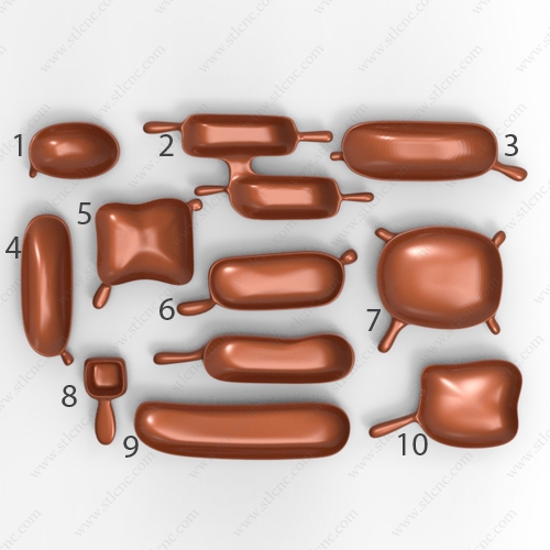 پک 3بعدی ظروف فانتزی