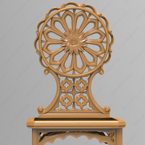 مدل سه بعدی صندلی تک