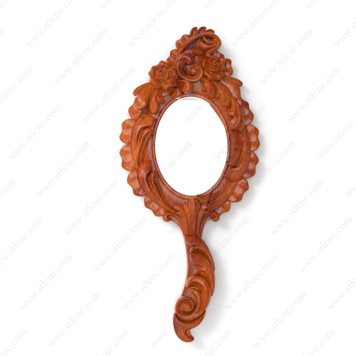 آینه دستی منبت