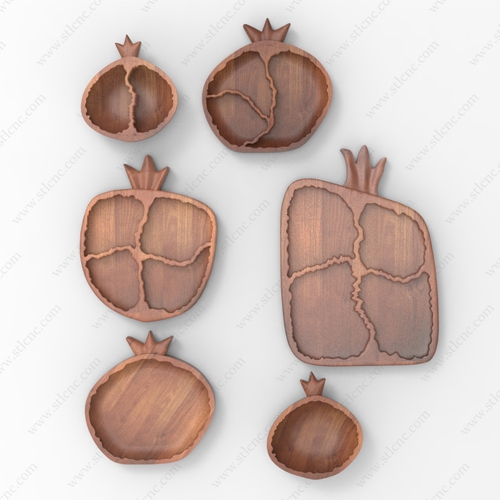 طرح سی ان سی ظرف انار