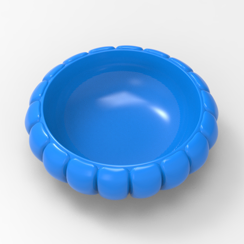 Stl model Of bowl Fot cnc