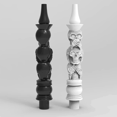 طرح سی ان سی قلیون اسلکت