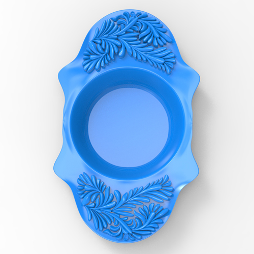 stl file of carved tray for cnc