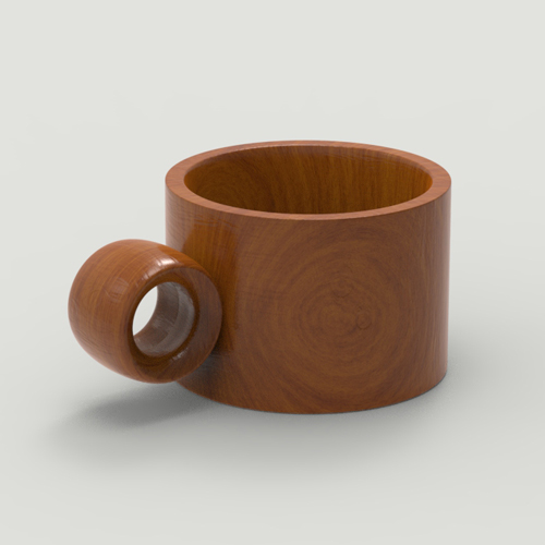 download stl file of wooden mug