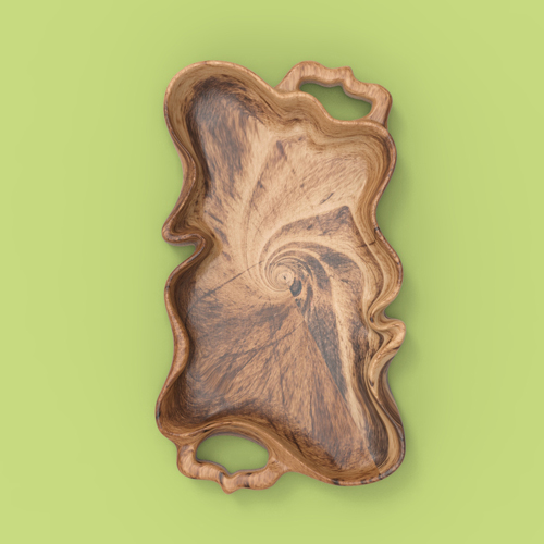 deformed tray stl file for cnc