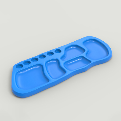 Stl File Rustic tasting tray